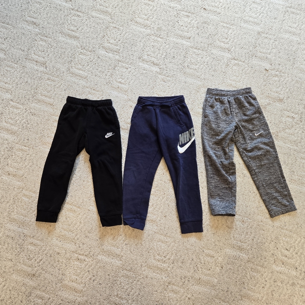 Nike Kids Jogger Pants Set - Black, Blue, and Gray